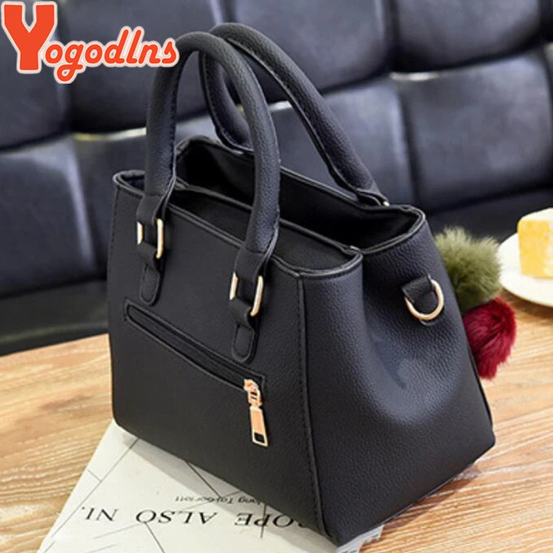 Yogodlns Women's Beaded Pendant Handbag - Embossed Shoulder Messenger Bag with Hairball Design