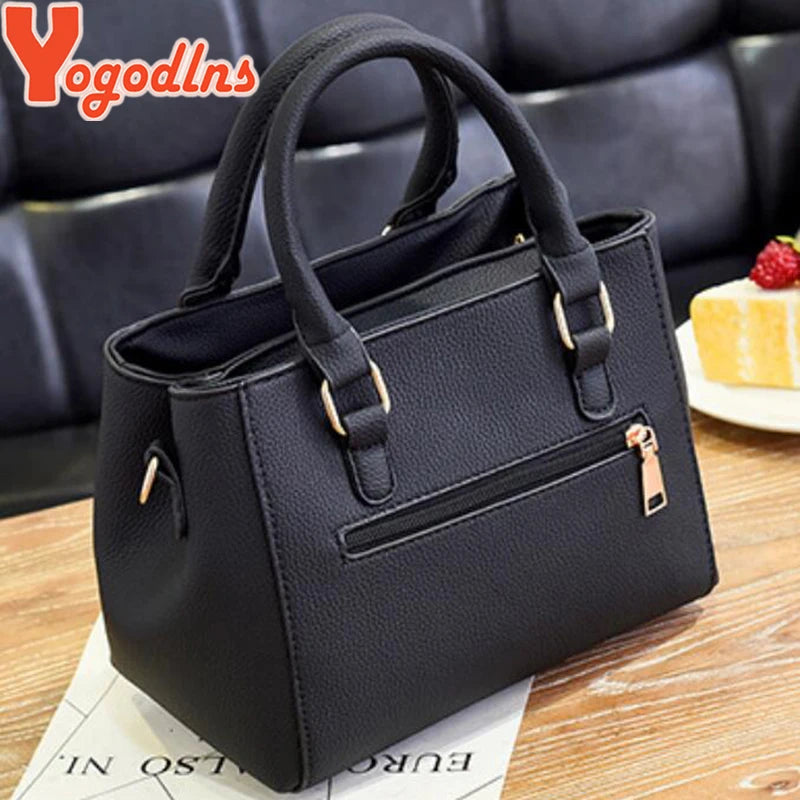 Yogodlns Women's Beaded Pendant Handbag - Embossed Shoulder Messenger Bag with Hairball Design