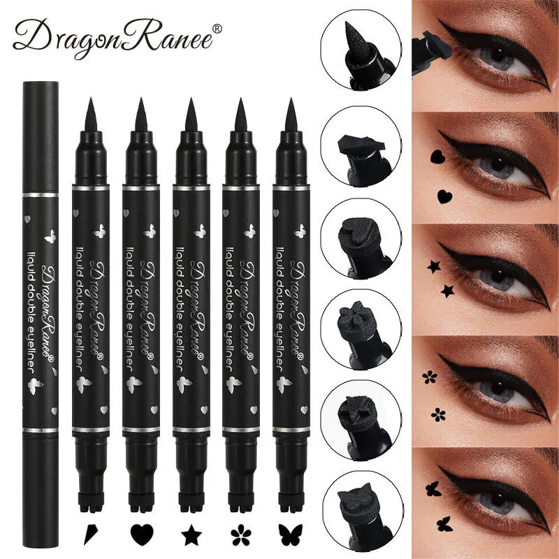 Dragon Ranee Double Head Star Seal Eyeliner - Waterproof & Smudge-Proof