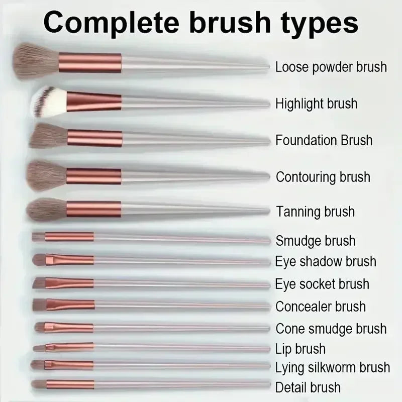 Professional Makeup Brush Set – Soft, Fluffy & Complete Beauty Tools
