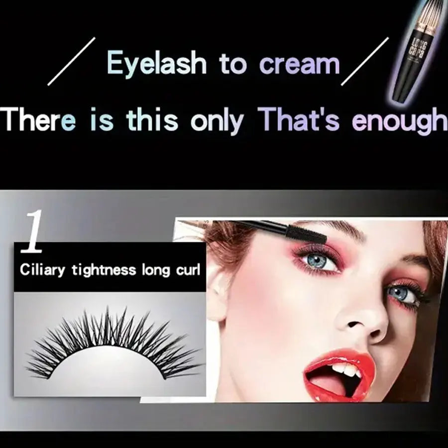 4D Waterproof Mascara – Volumizing, Lengthening & Smudge-Proof