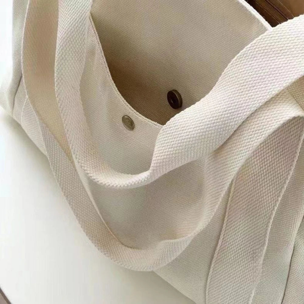 Oversized Canvas Tote Bag – Spacious & Stylish Carryall for Work, School & Shopping