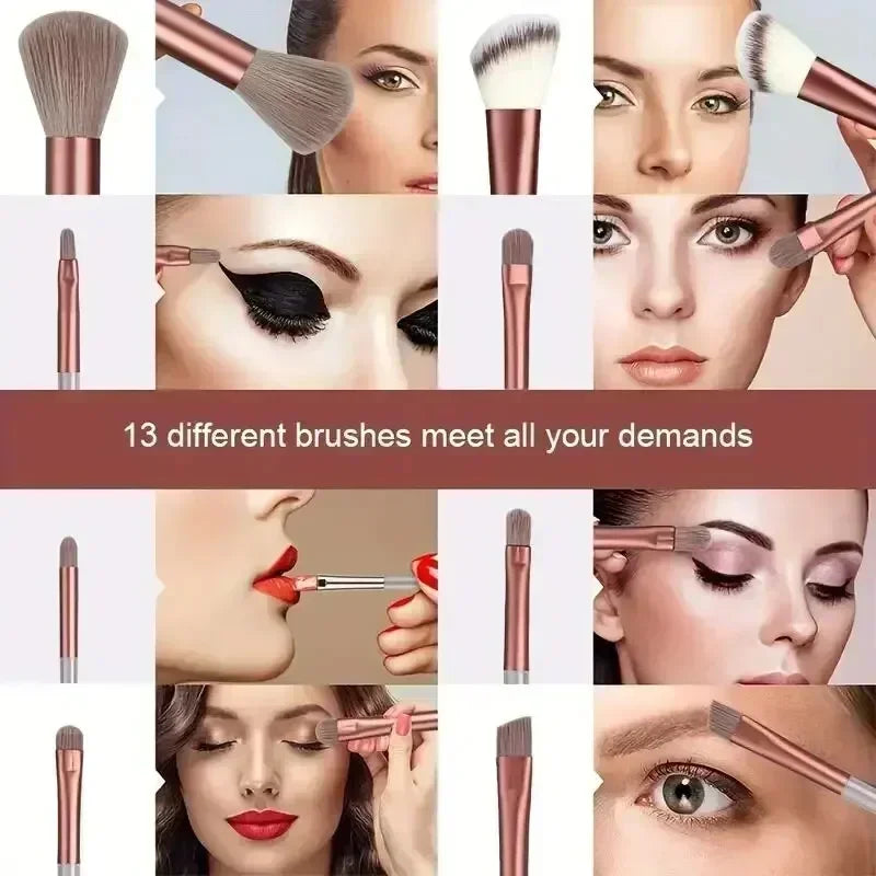 Professional Makeup Brush Set – Soft, Fluffy & Complete Beauty Tools
