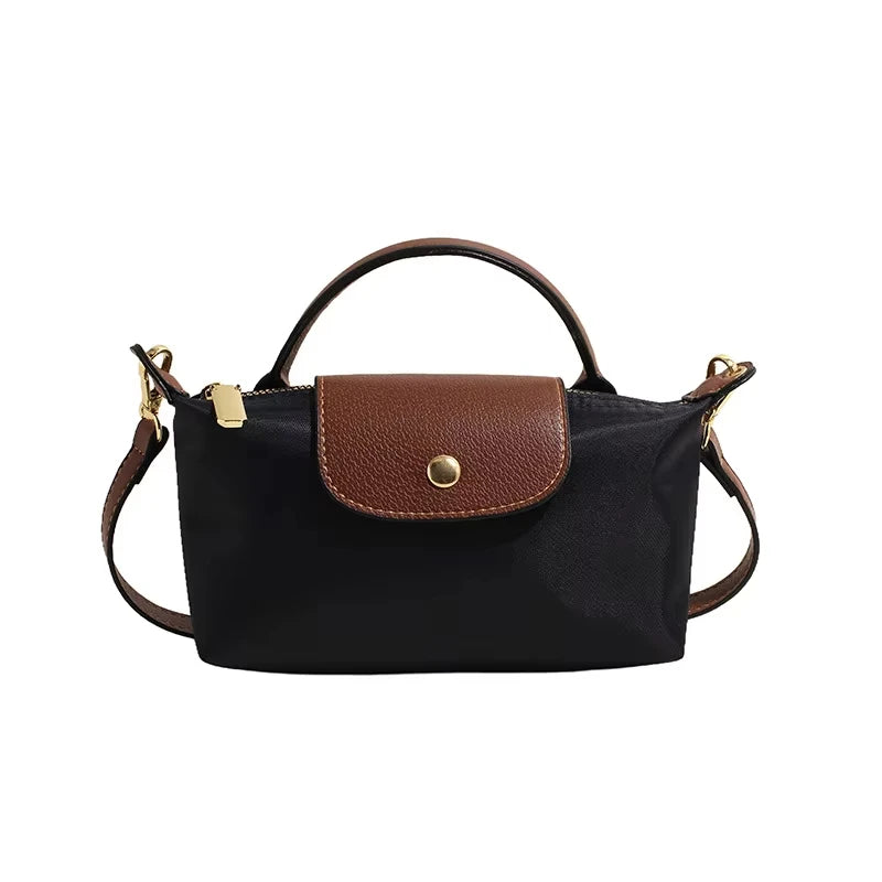 2025 Mini Dumpling Handbag - High-End Nylon Shoulder & Crossbody Phone Bag for Women