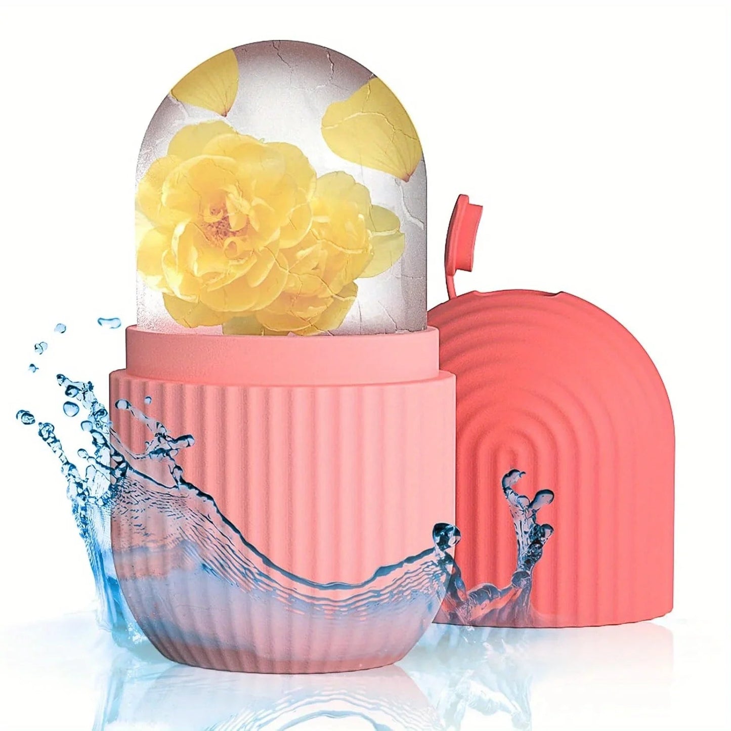 Silicone Beauty Ice Ball Massager – Facial Glow & Contouring Tool