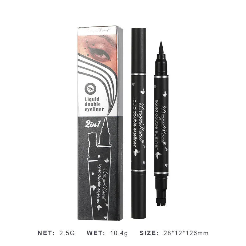 Dragon Ranee Double Head Star Seal Eyeliner - Waterproof & Smudge-Proof