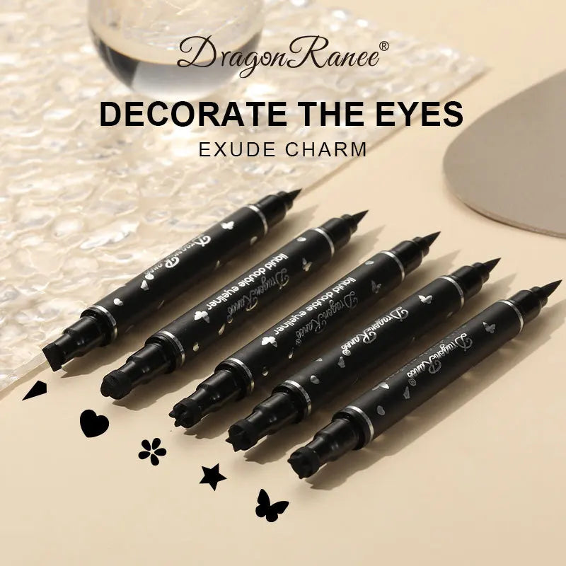 Dragon Ranee Double Head Star Seal Eyeliner - Waterproof & Smudge-Proof