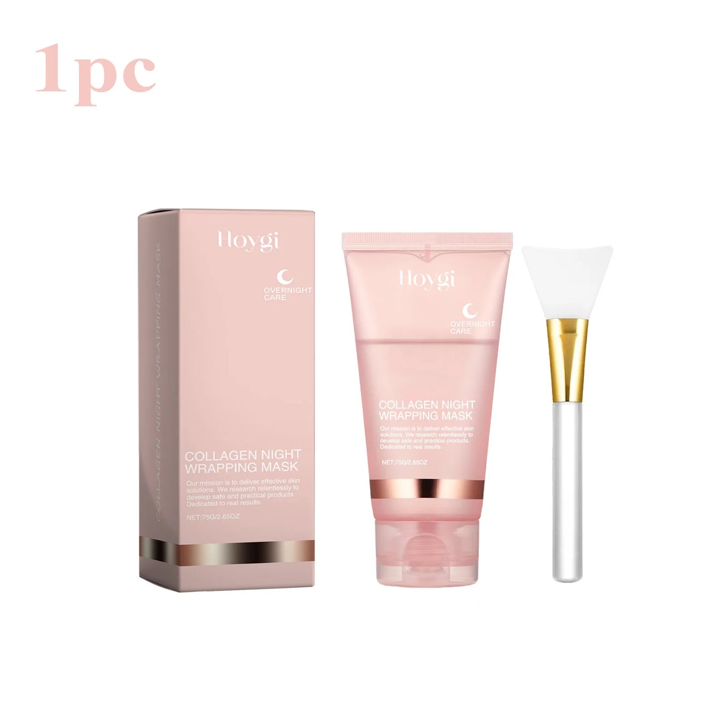 Korean Collagen Overnight Wrapping Mask – Deep Hydration Peel-Off Treatment