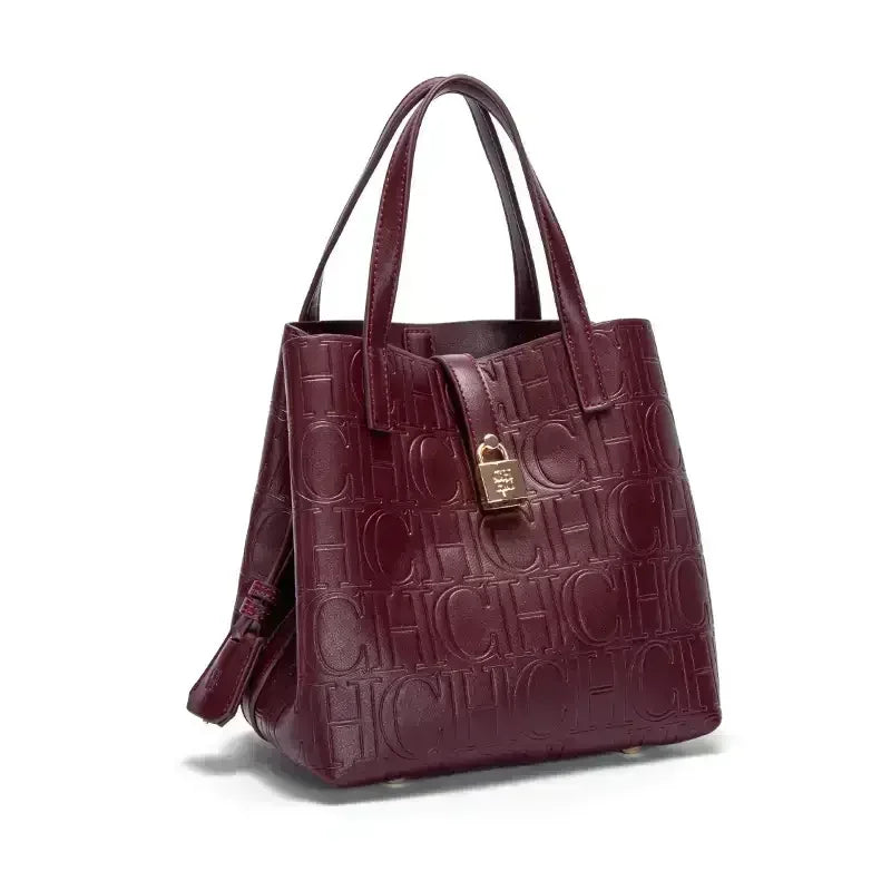 CH Bucket Bag – Large Capacity Luxury Handbag with Letter Element