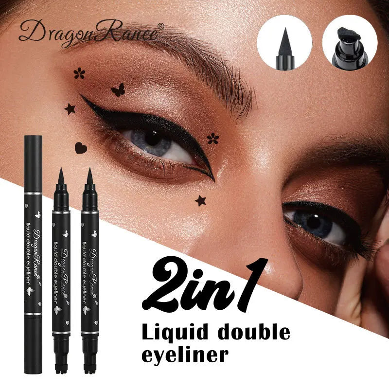 Dragon Ranee Double Head Star Seal Eyeliner - Waterproof & Smudge-Proof