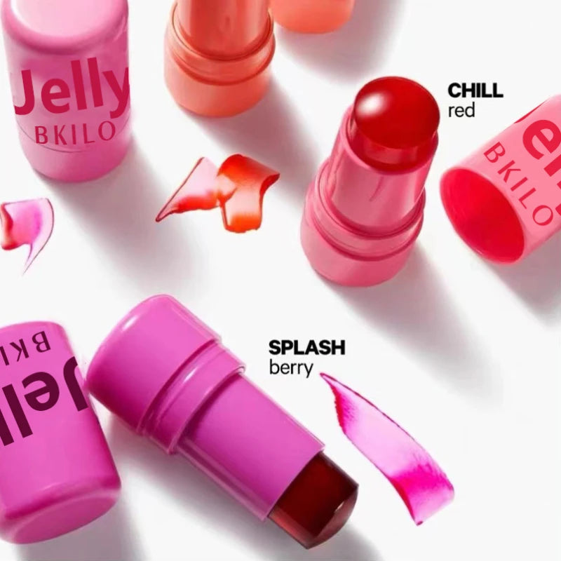 Original Milk Makeup Blush Stick Lip Tinted Cooling Water Jelly Tint Jelly Blush Stick Watercolor Multi-Use Matte Blush Makeup