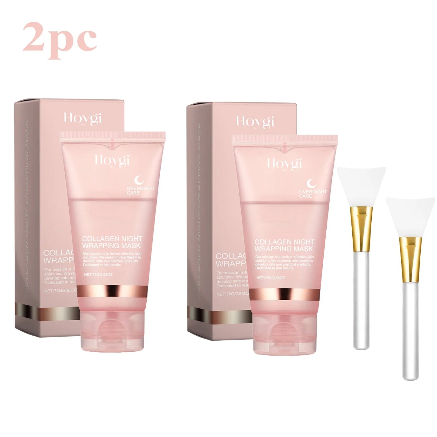 Korean Collagen Overnight Wrapping Mask – Deep Hydration Peel-Off Treatment