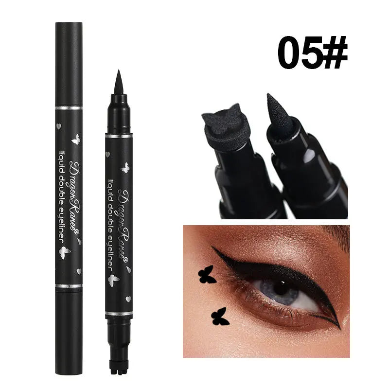 Dragon Ranee Double Head Star Seal Eyeliner - Waterproof & Smudge-Proof