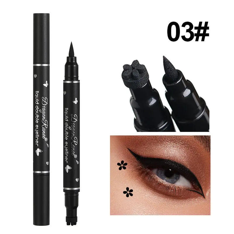 Dragon Ranee Double Head Star Seal Eyeliner - Waterproof & Smudge-Proof