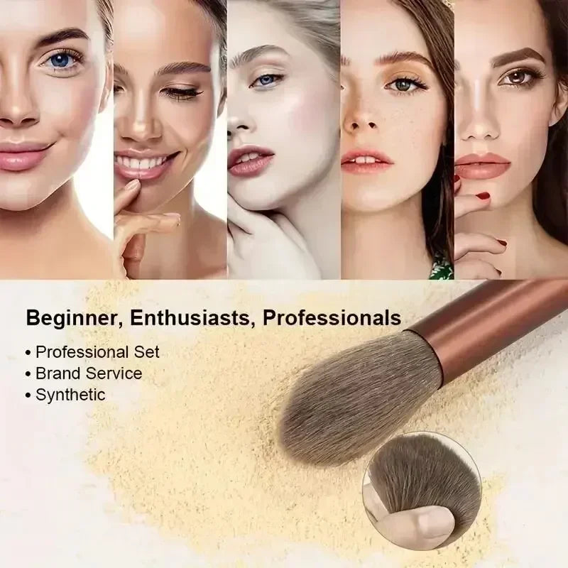 Professional Makeup Brush Set – Soft, Fluffy & Complete Beauty Tools