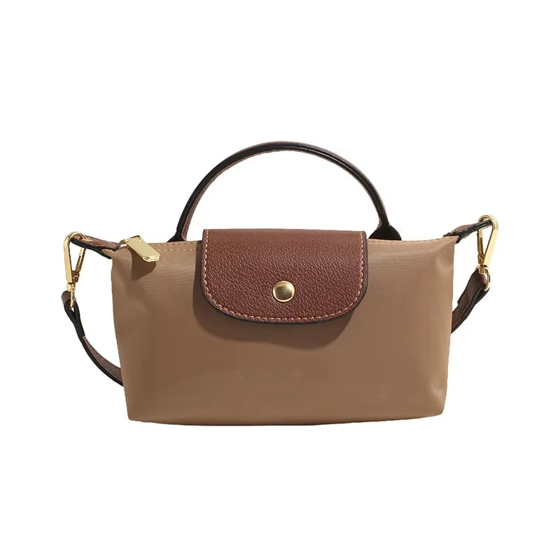 2025 Mini Dumpling Handbag - High-End Nylon Shoulder & Crossbody Phone Bag for Women