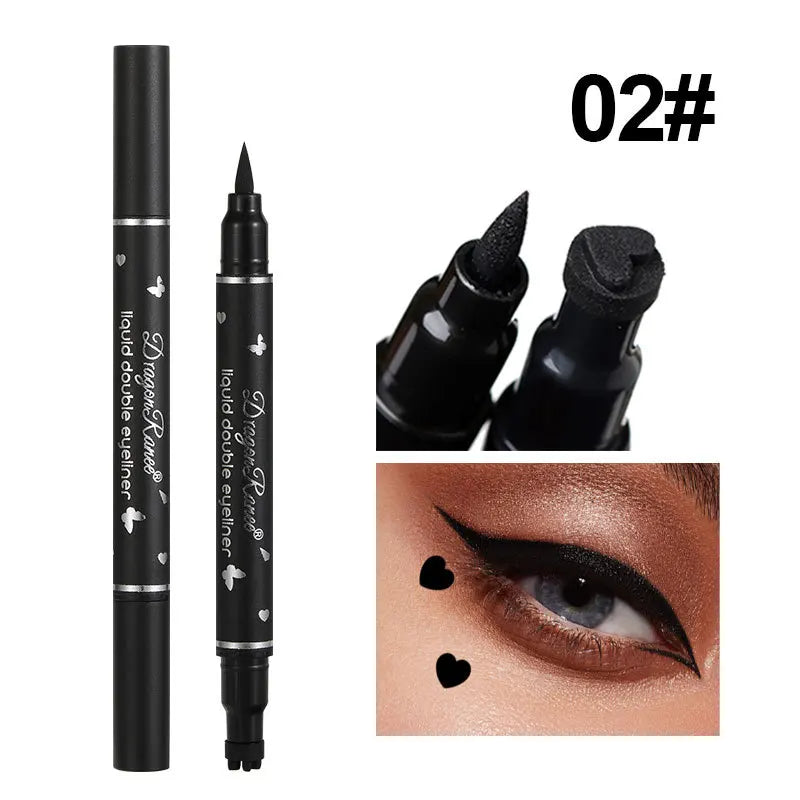 Dragon Ranee Double Head Star Seal Eyeliner - Waterproof & Smudge-Proof