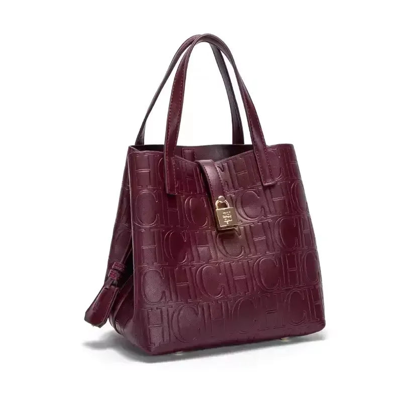 CH Bucket Bag – Large Capacity Luxury Handbag with Letter Element