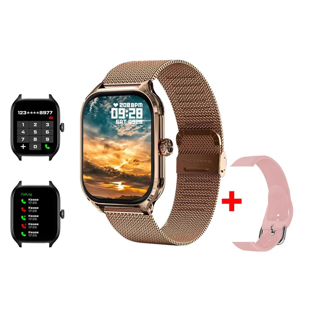 H9 Smart Watch – 2.01" HD Display, Call & Message Alerts, Multi-Sport Modes