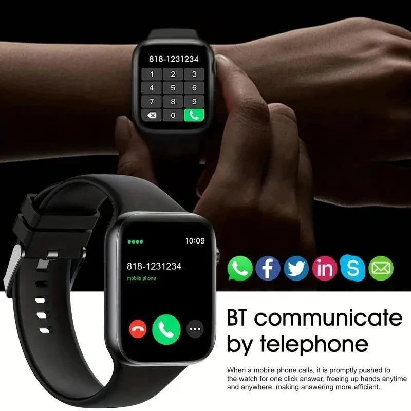 T168 Smartwatch – Bluetooth Calling & Fitness Tracker for Men & Women