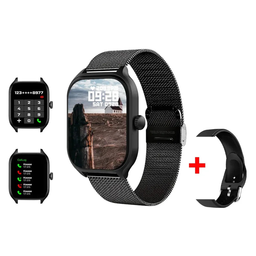 H9 Smart Watch – 2.01" HD Display, Call & Message Alerts, Multi-Sport Modes