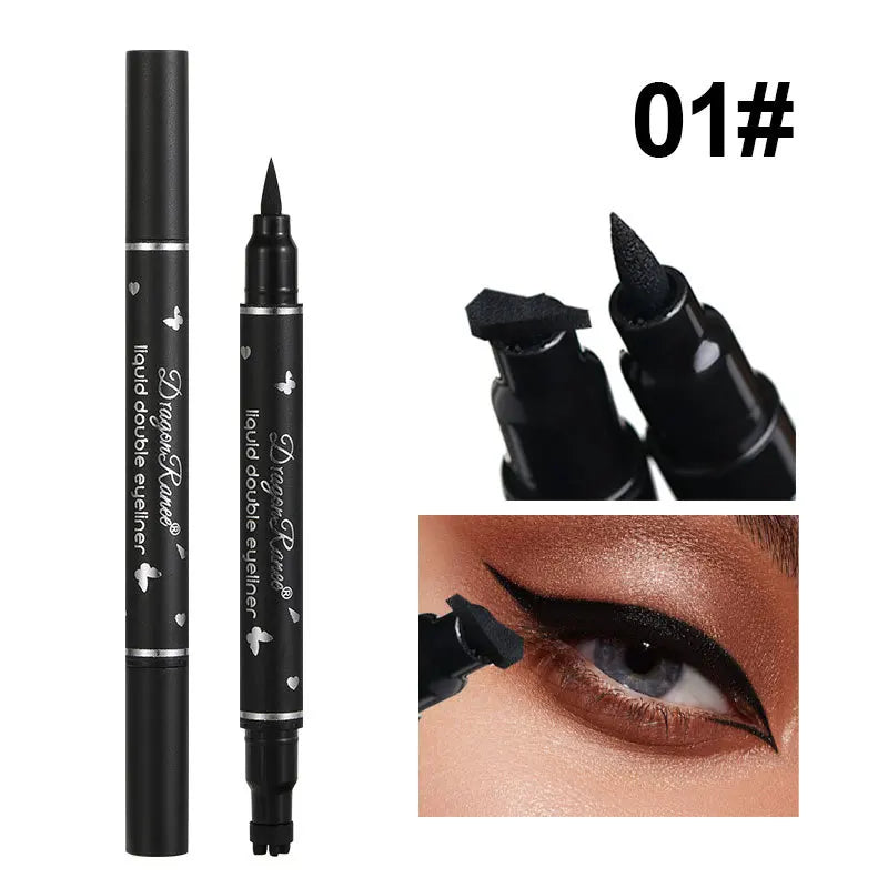 Dragon Ranee Double Head Star Seal Eyeliner - Waterproof & Smudge-Proof