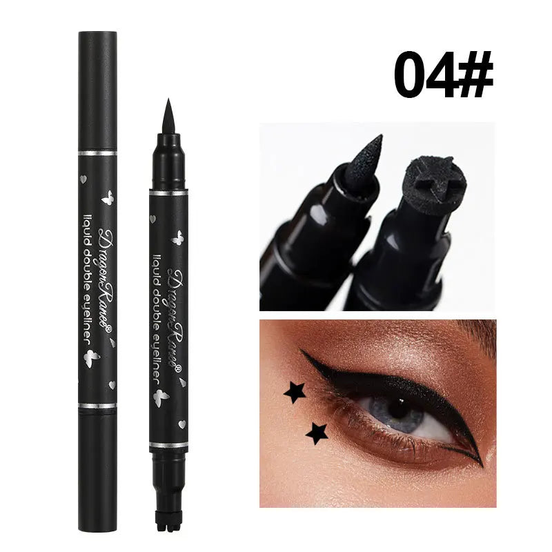 Dragon Ranee Double Head Star Seal Eyeliner - Waterproof & Smudge-Proof