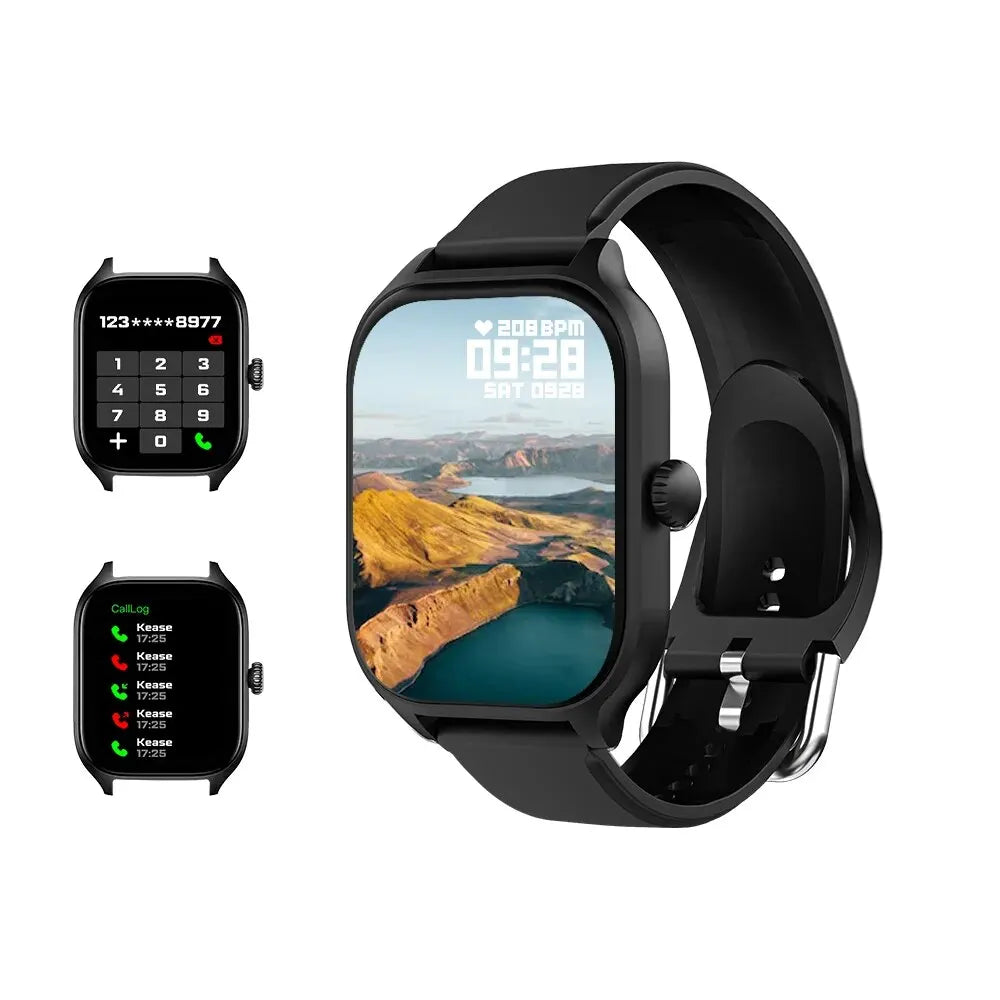 Reloj inteligente LAXASFIT H9/H6: rastreador de llamadas, salud y actividad física