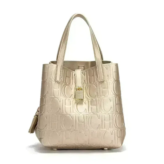 CH Bucket Bag – Large Capacity Luxury Handbag with Letter Element