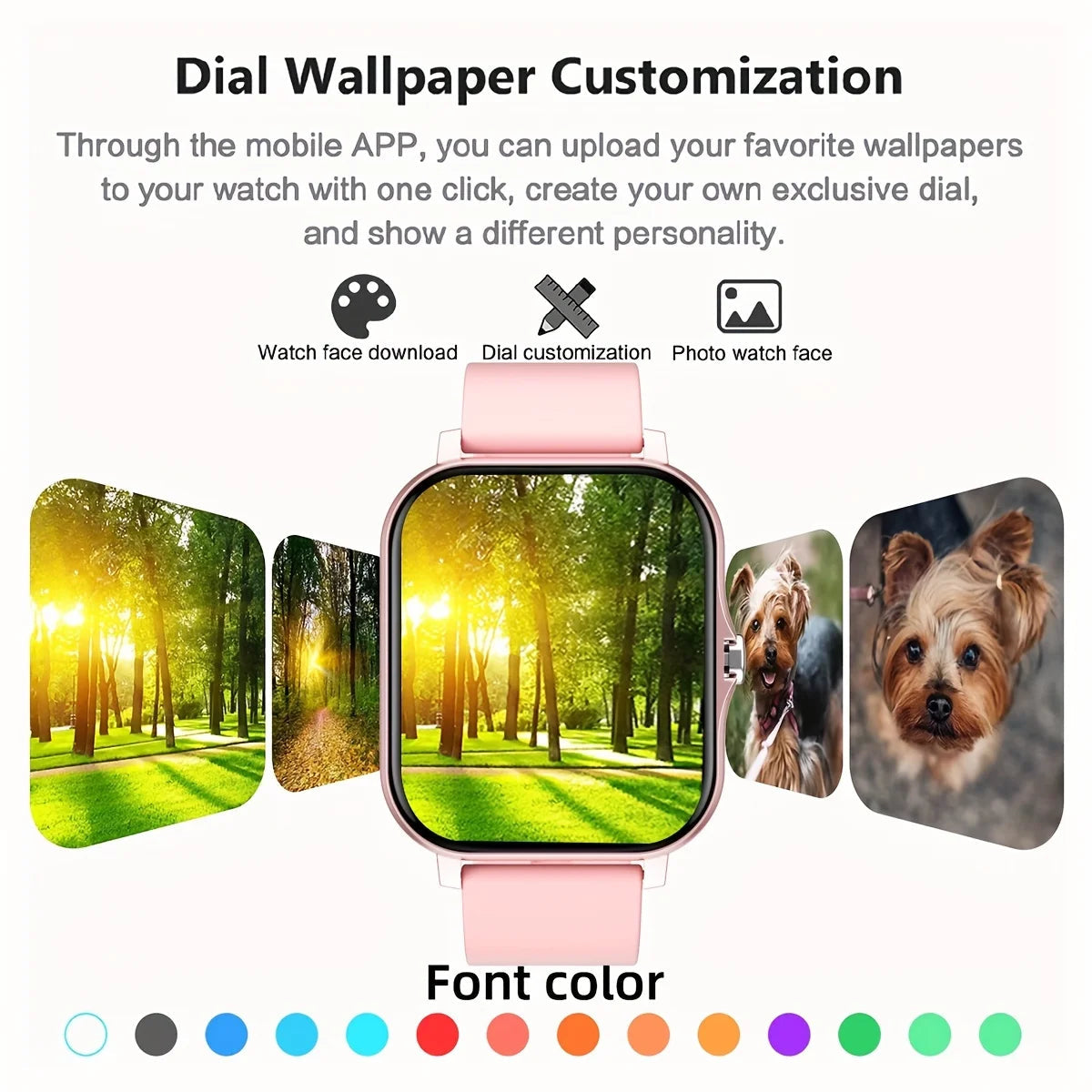 1.83" Bluetooth Smartwatch – Voice Assistant & Fitness Tracker