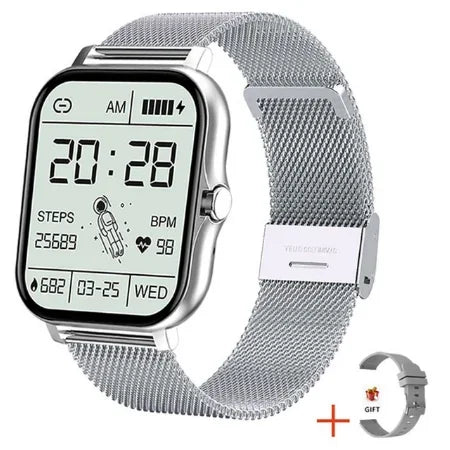 Reloj inteligente Bluetooth de 1,83 pulgadas: asistente de voz y monitor de actividad física