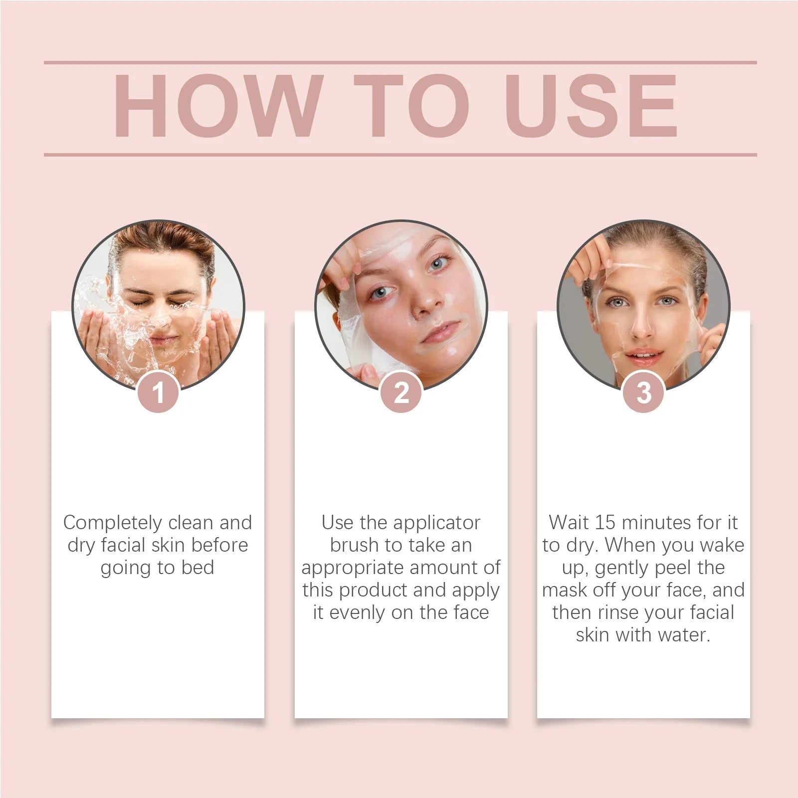 Korean Collagen Overnight Wrapping Mask – Deep Hydration Peel-Off Treatment