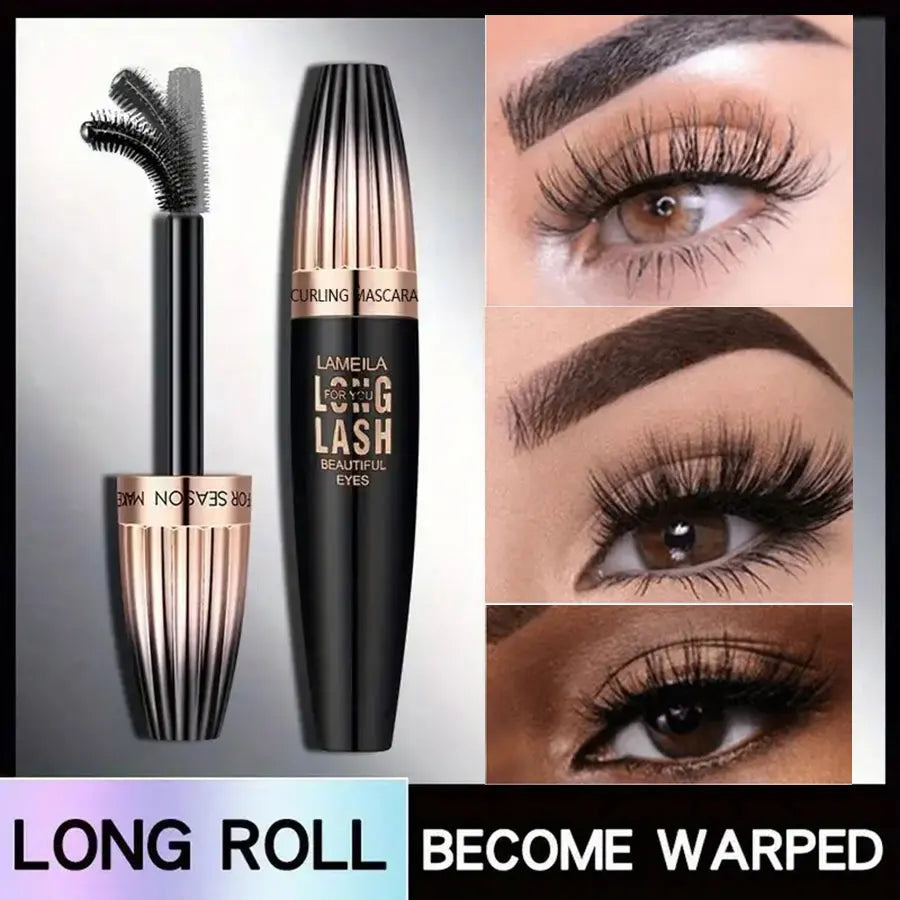 4D Waterproof Mascara – Volumizing, Lengthening & Smudge-Proof