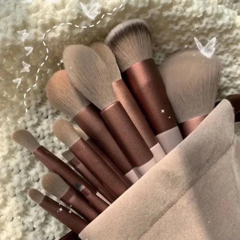 13-22pc Professional Makeup Brush Set - Complete Cosmetic Brush Kit