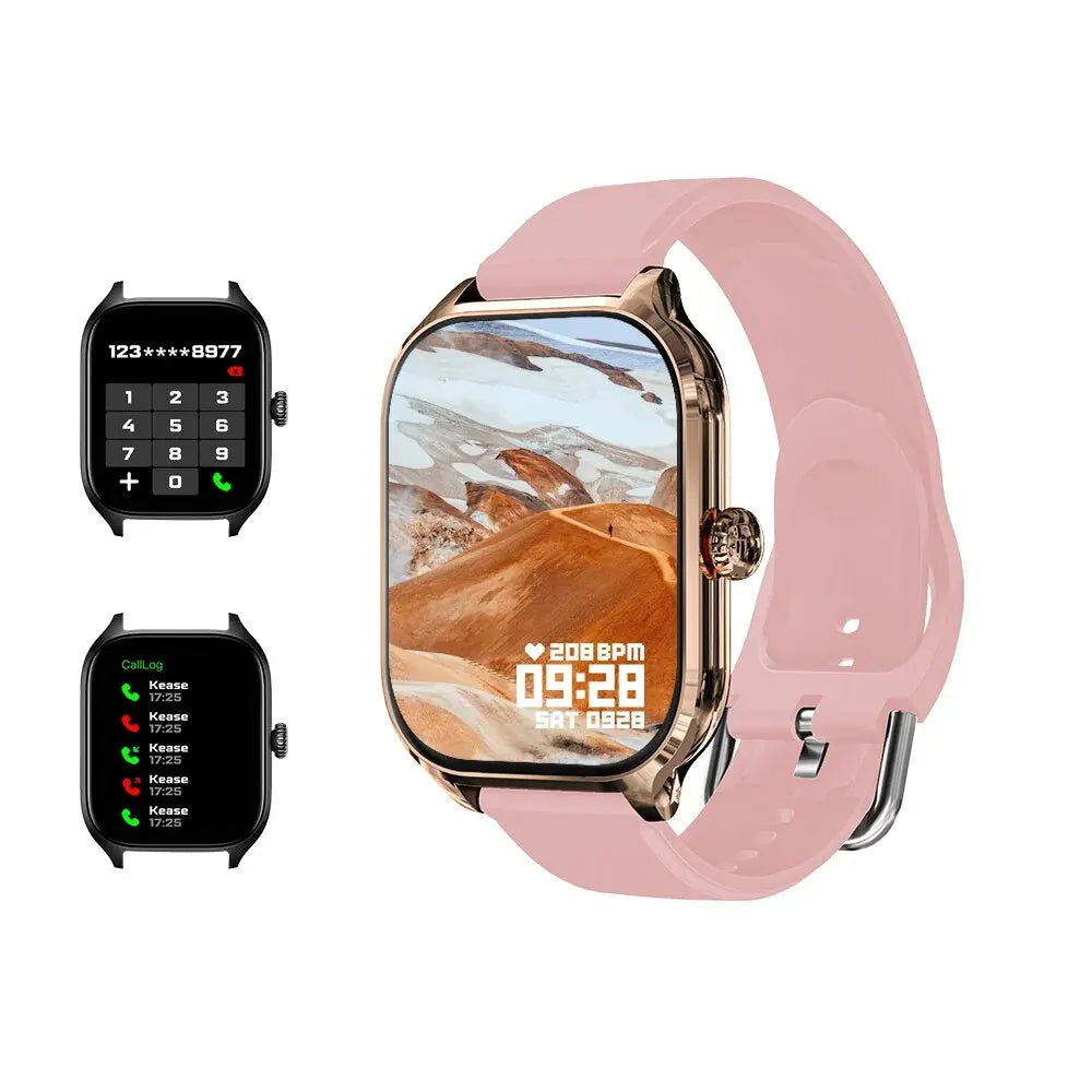 Reloj inteligente LAXASFIT H9/H6: rastreador de llamadas, salud y actividad física