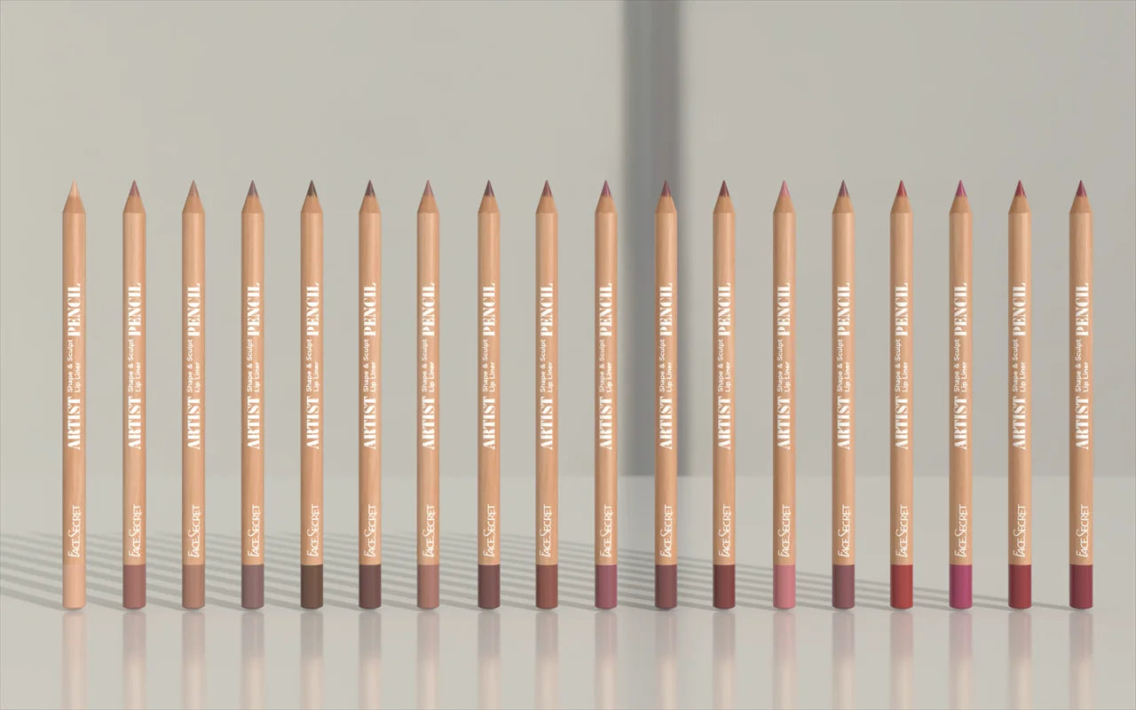 Face Secret Artist Lip Liner Pencil Set – Weightless, Sculpt & Define
