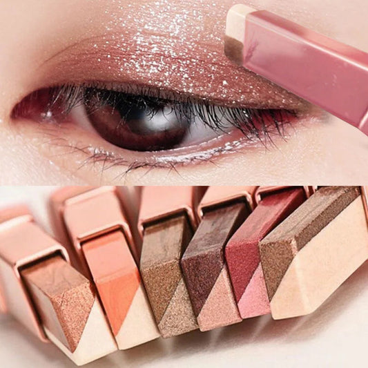 2-Color Gradient Eyeshadow Stick – Smudge-Proof & Effortless Blending
