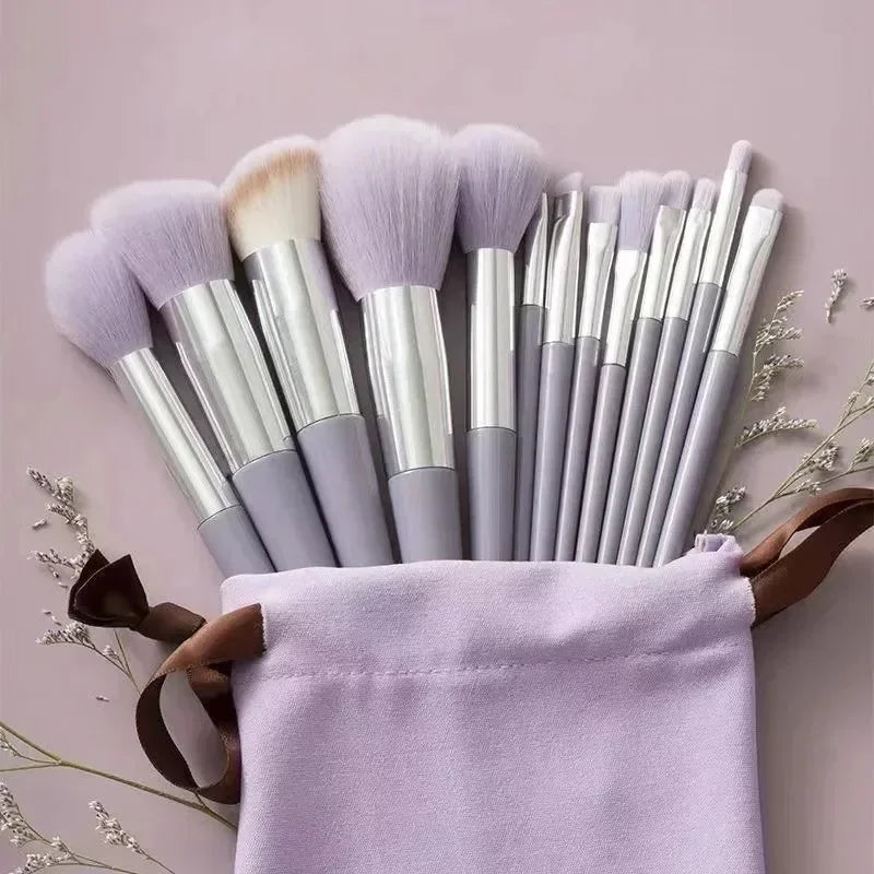 13-22pc Professional Makeup Brush Set - Complete Cosmetic Brush Kit