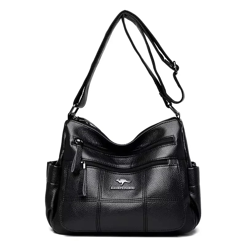 2025 Vintage Saddle Crossbody Bag – PU Leather Underarm Shoulder Bag for Women