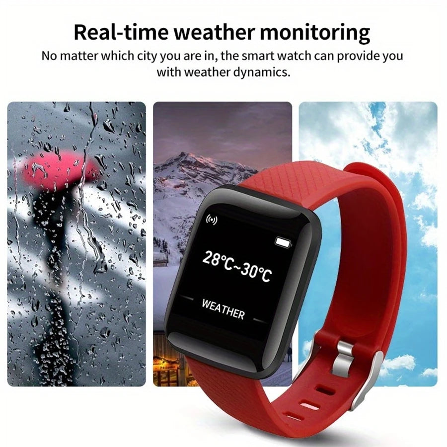 Multifunction D13 Smartwatch 116Plus – For Men, Women & Kids