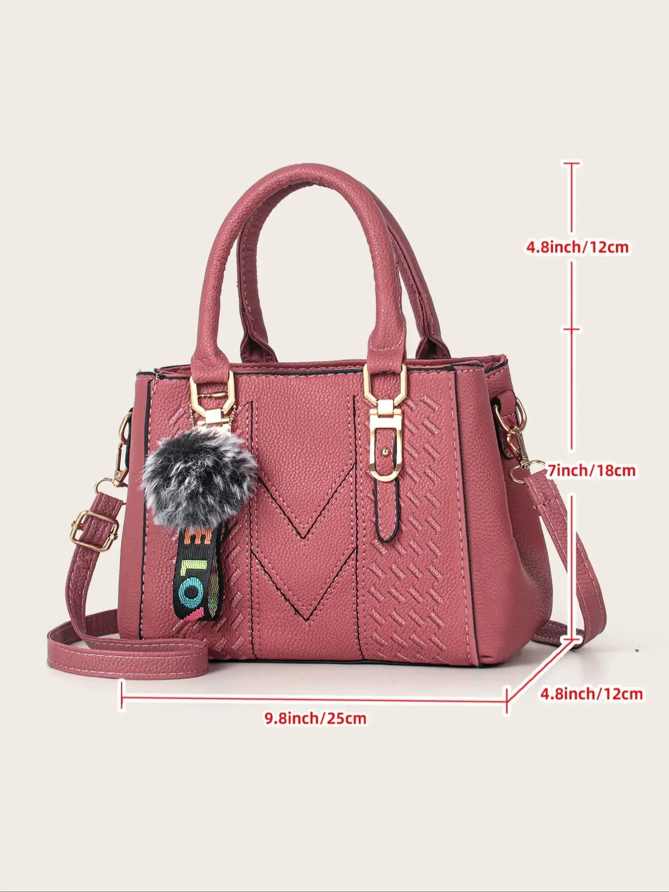 Embroidered Large Capacity Crossbody Bag – Stylish Women’s Casual Handbag for Everyday Use