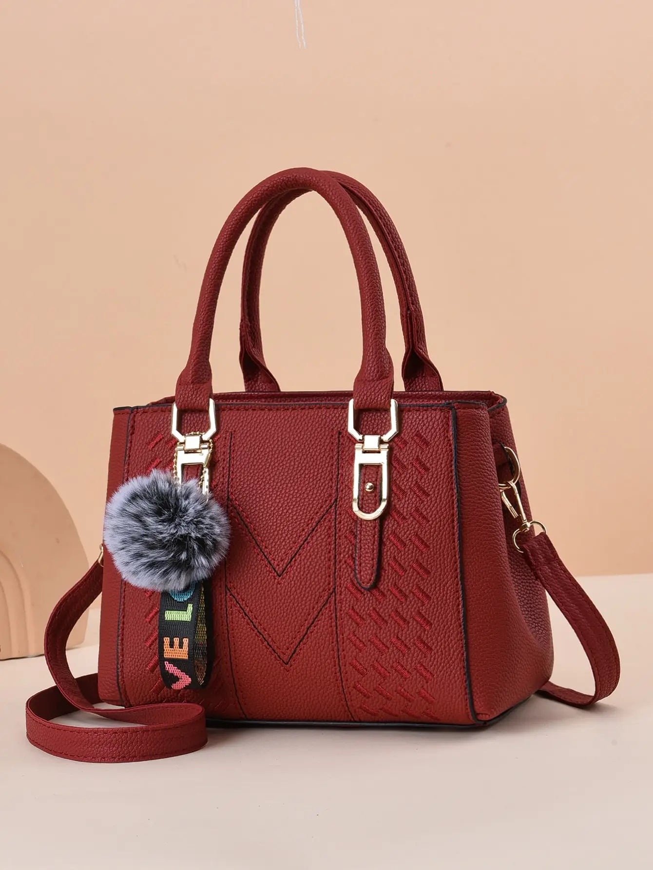 Embroidered Large Capacity Crossbody Bag – Stylish Women’s Casual Handbag for Everyday Use