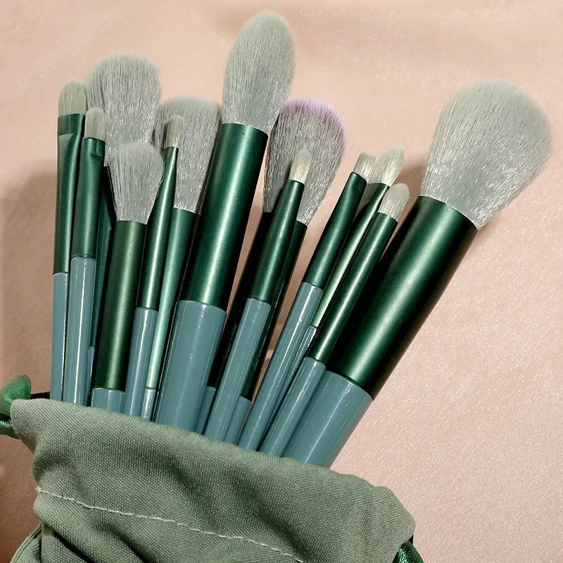 13-22pc Professional Makeup Brush Set - Complete Cosmetic Brush Kit