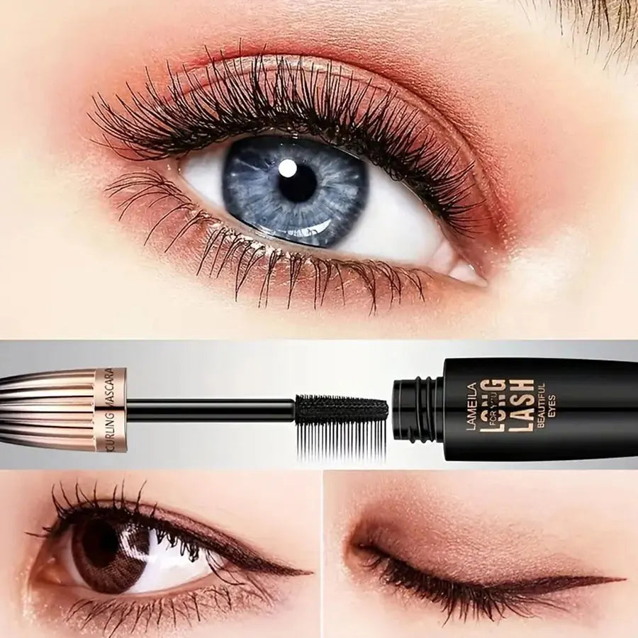 4D Waterproof Mascara – Volumizing, Lengthening & Smudge-Proof