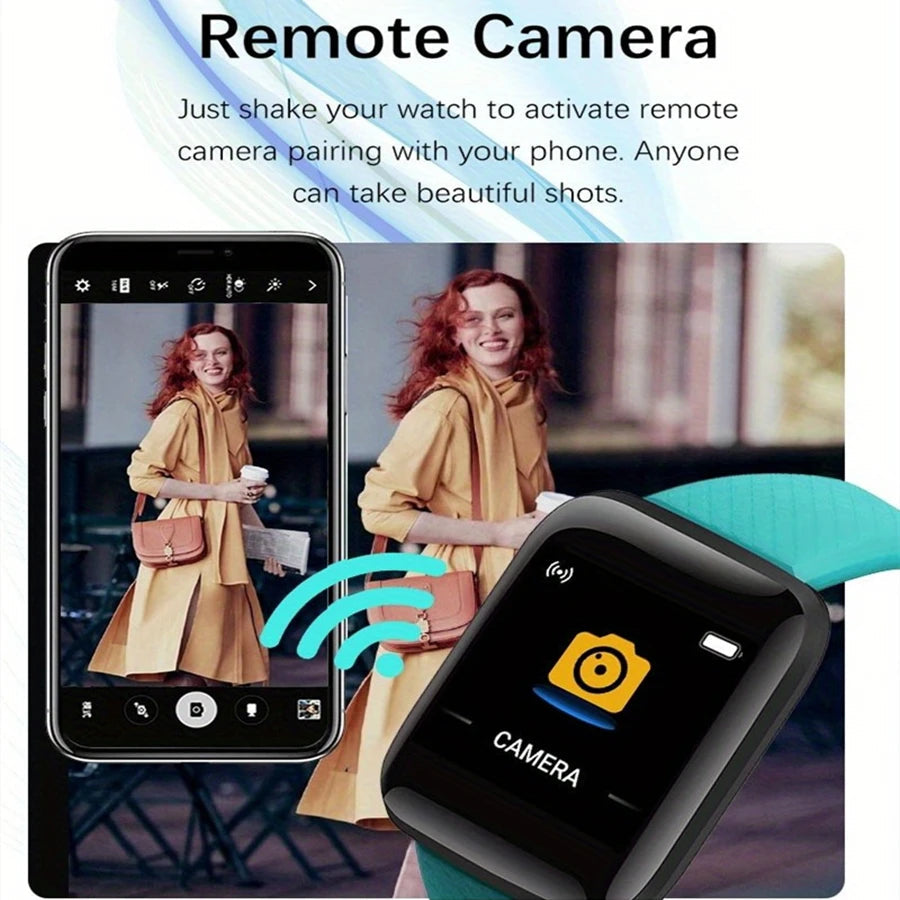 Multifunction D13 Smartwatch 116Plus – For Men, Women & Kids